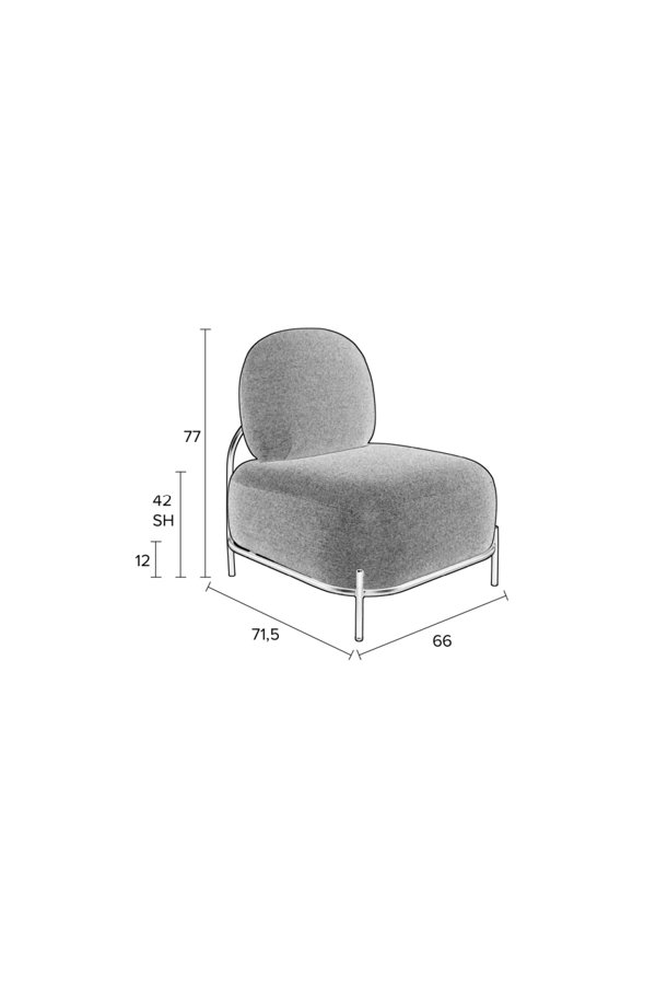 開梱 設置?無料 】 【POUF】 Polly Lounge Chair チェア/椅子 一般